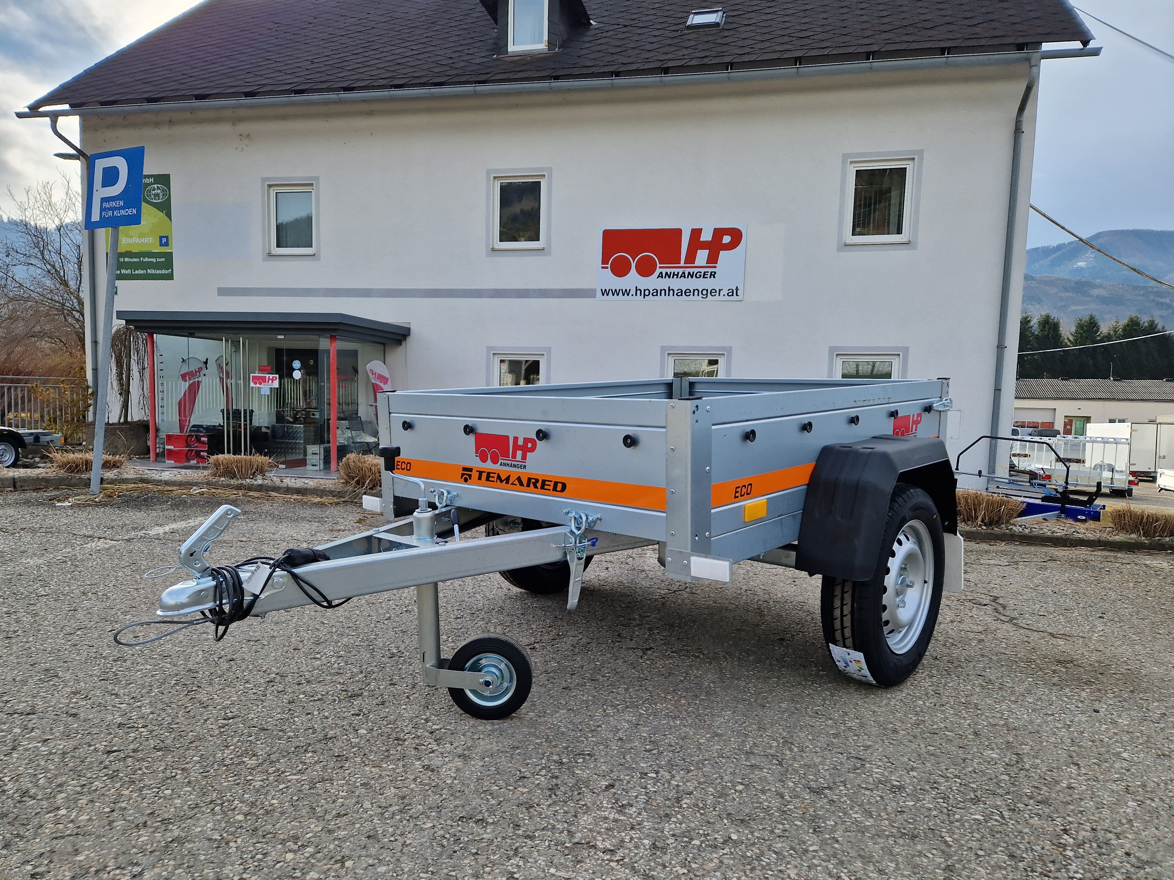PKW-Anhänger, Autoanhänger HP 150 U, 750 kg ungebremst, 1470 x 1060 x 300 mm